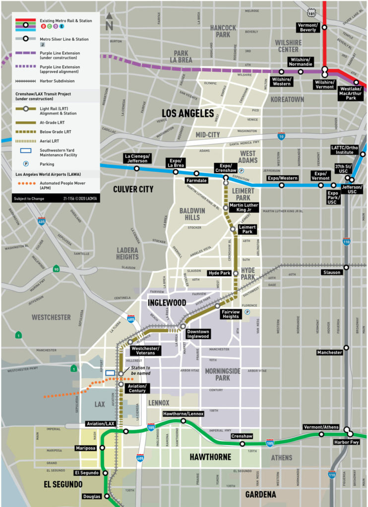 LACMTA: Crenshaw/LAX Project to Begin Launch This Summer | TrainBoard ...
