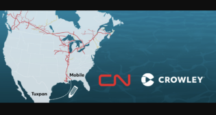 CN and Crowley are offering a new rail-to-vessel service, Mexico Gulf Express, from Canada to the Port of Tuxpan, Mexico.