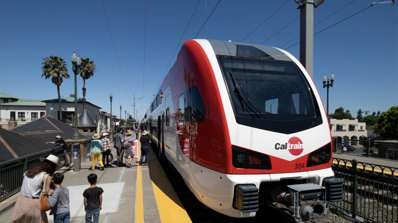 Caltrain on May 11 held the third public tour of its new EMUs, which are scheduled to begin revenue service this September. (Caltrain Photograph)