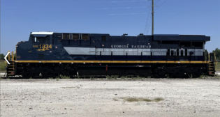 CSX debuts its latest heritage locomotive honoring Georgia Railroad. (CSX Photograph, via LinkedIn)