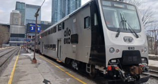 Exo’s first six CRRC bilevels will enter service this month in the Montreal metropolitan area. (exo Photograph)